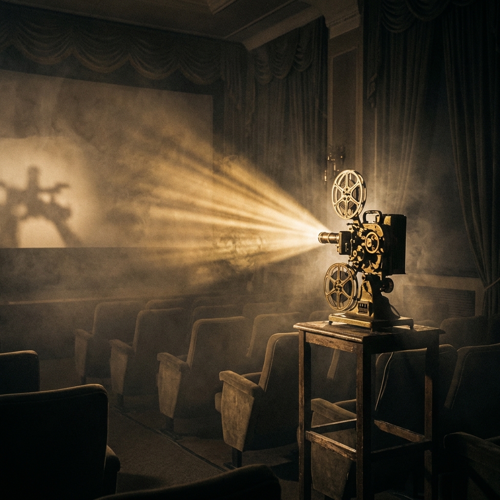 Proyector de cine vintage